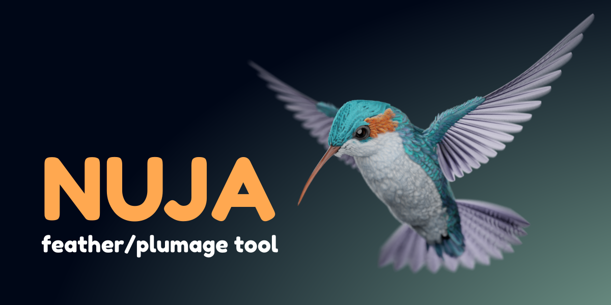 Nuja - Feather And Plumage Tools for Blender