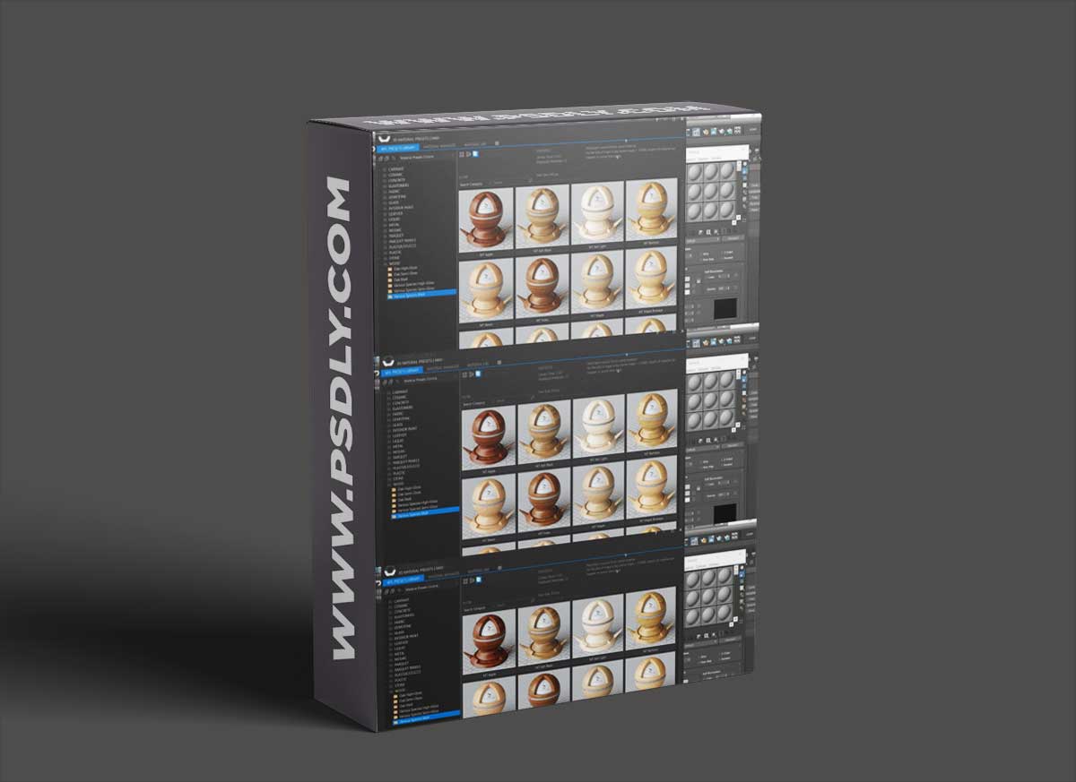 SIGERSHADERS XS Material Presets Studio v6.1.5 for 3ds Max 2020-2024
