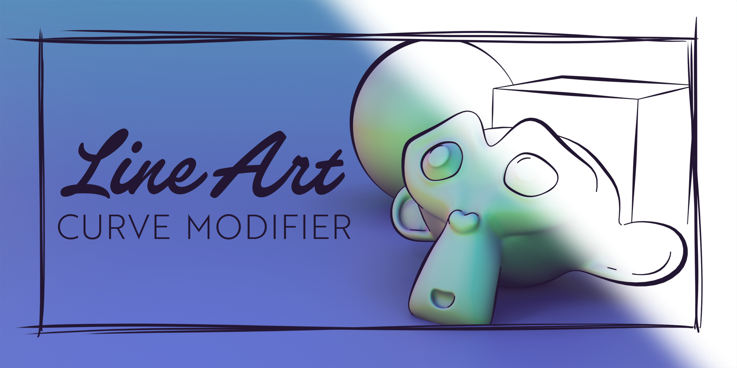 Line Art Curve Modifier for Blender v1.0-1.2