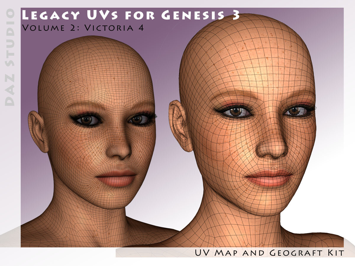 Legacy UVs for Genesis 3: V4