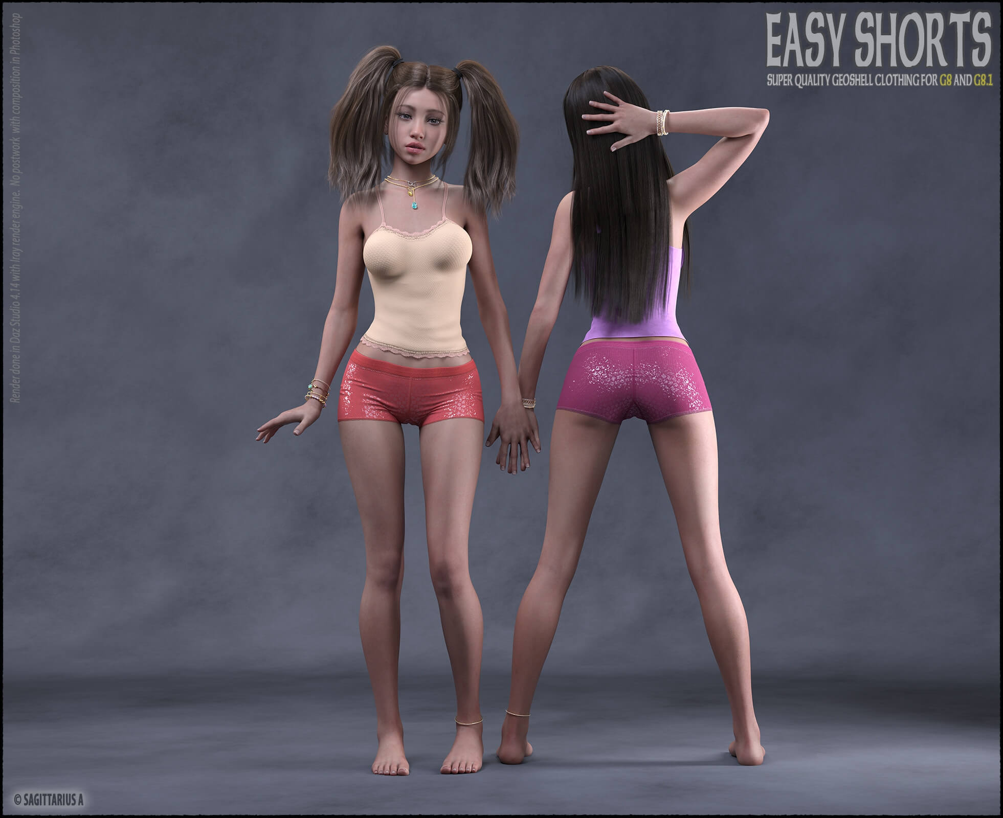 easy shorts for genesis 8 1 and genesis 8 01334d5f683c36f19a