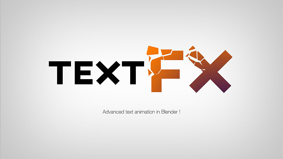 Text Effects for Blender v0-99W4