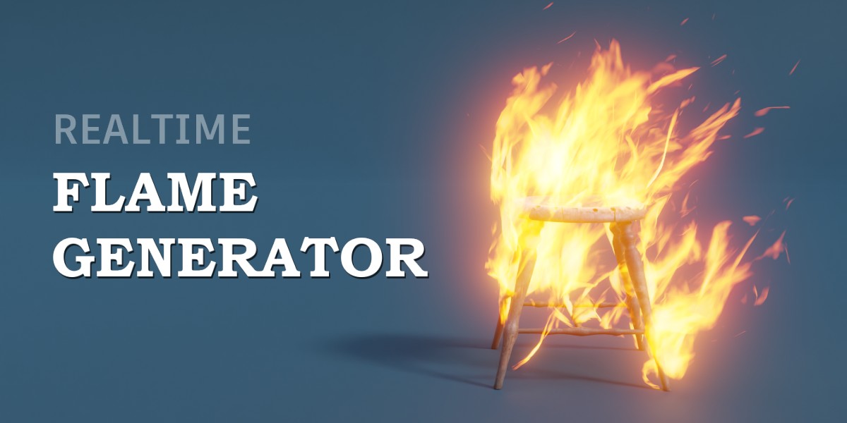Realtime Flame Generator for Blender