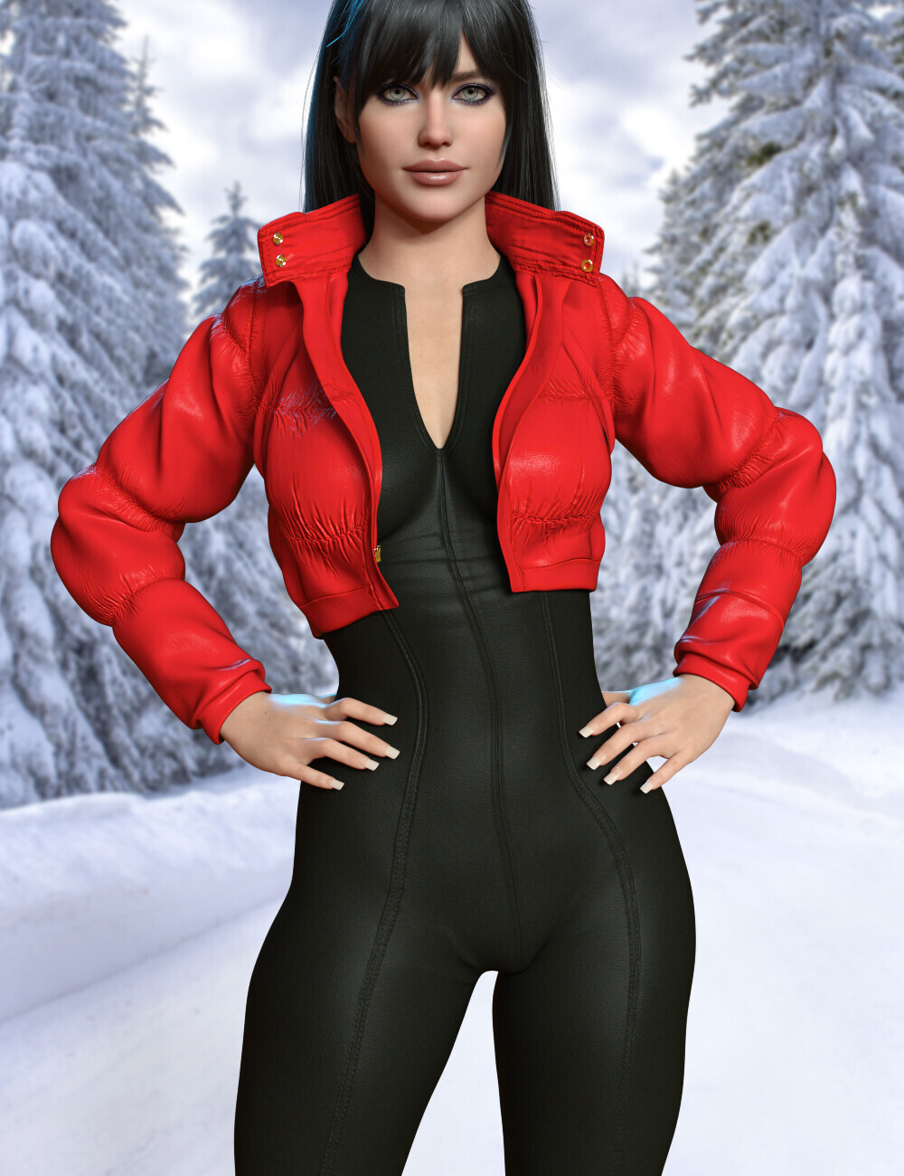 X-Fashion Winter Outfit for Genesis 9 (Repost)